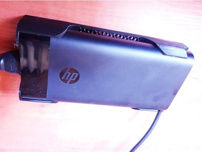 hp 200w charger power adapter supply hanger holder brick hewlett laptop notebook packard 3d print model - Mito3D