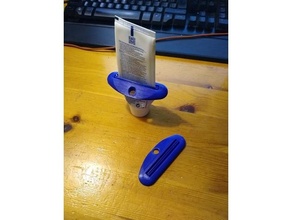 tubo spremiagrumi bagno dentifricio 3d print model - Mito3D