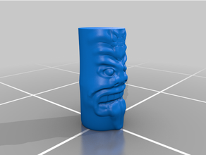 Tiki Vasen Skulpturen Charakter Statue Vase 3d print model - Mito3D
