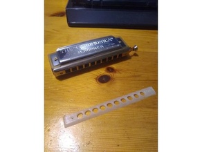 hohner cromonico 260 alternato boccaglio musica armonica 3d print model - Mito3D