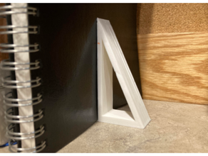 triangular book organization 3d print model - Mito3D