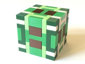moira's cube - interlocking puzzle puzzles 3d 3d print model - Mito3D