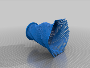 lattice mesh vase sculptures 3d print model - Mito3D