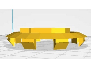 kmc rueda base agujero diámetro 7561 Universidad Utah diseño vehiculos 3d print model - Mito3D