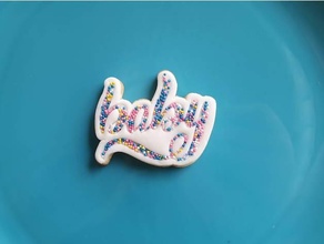 baby cookie cutter stamp 3d printing biscuit cookiecutter cookies cutters 3d print model - Mito3D