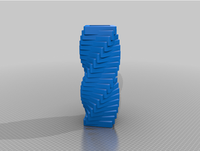 spiral vase model furniture 3d print model - Mito3D