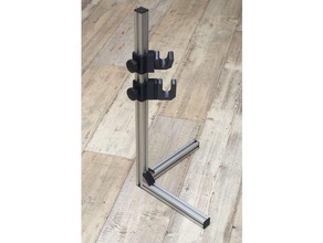 bike stand 30x30 aluminum extrusion mount holder sport & outdoors 3d print model - Mito3D
