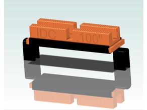 IDC friso ferramenta mandíbula eletrônicos franzido fita cabo 3d print model - Mito3D