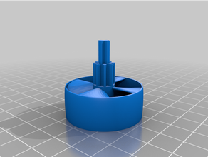 paramétrico canalizado ventilador Lego compatible eje engranaje bricolaje diy 3d print model - Mito3D