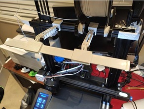 3 luz Barra ender3 3d impressora partes conduziu iluminação 3d print model - Mito3D