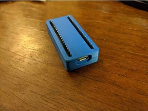 raspberry pi pico case pins electronics 3d print model - Mito3D
