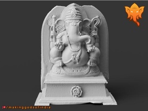 Ganesha Tanrı başarı bilgelik heykeller fil Ganesh Hindu Hinduizm Hindistan Hintli 3d print model - Mito3D