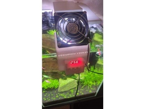 aquarium cooler thermostat hobby cooling fan termostat termostato w1209 case 3d print model - Mito3D