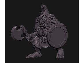 eastern goblin warrior - 2 toys & games dnd miniature oldhammer rpg wargame warhammer 3d print model - Mito3D