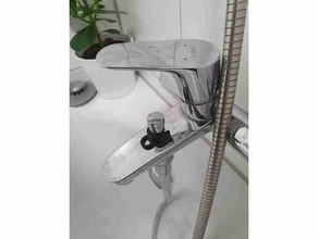 clip shower diverter 3d printer accessories bathtub faucet hansgrohe 3d print model - Mito3D