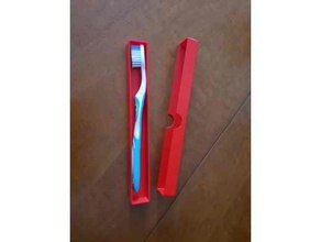 toothbrush holder travel 3d print model - Mito3D