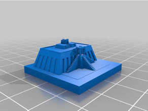 Greeble görülecek yer ziggurat ur modeller mimari Greeblecity 3d print model - Mito3D