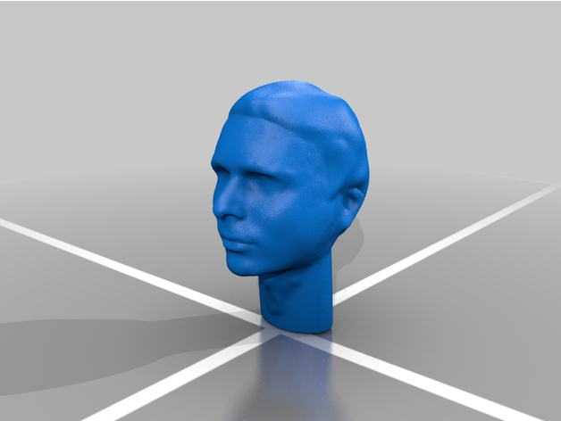 photogrammetry head people 3D print model - Mito3D