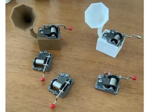 music box amplifier art tools 3d print model - Mito3D