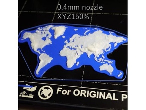 3d mapa geografía 3d print model - Mito3D