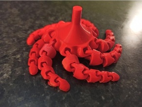 octopus tentacles spinning toys & games fidget spinner toy 3d print model - Mito3D