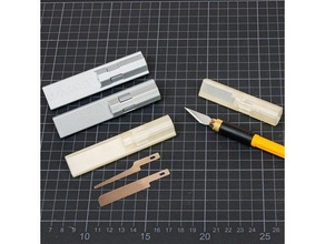 olfa ak 4 arte faca protetor boné partes ak4 lâmina cobrir bainha precisão bisturi 3d print model - Mito3D