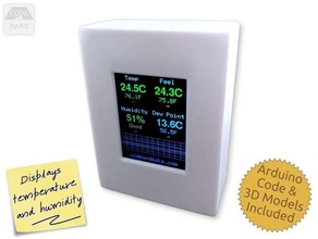 Arduino Thermometer Anzeige Gadgets uno dht11 dht22 Feuchtigkeit Sensor Temperatur tft 3d print model - Mito3D