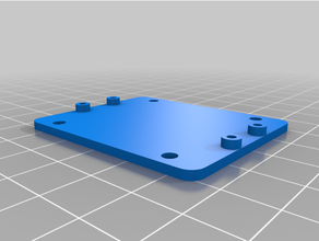 montage assiette framboise pi pico microcontrôleur électronique 3d print model - Mito3D