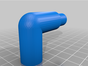 codo tubo flessibile kaya elox falò 3d stampa Adaptador cachimba eco narghilè shisha 3d print model - Mito3D