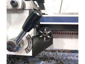 lathe thread dial - remix bernardo hobby 500 machine tools 3d print model - Mito3D