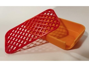 soap dish tray bathroom holder 3d print model - Mito3D