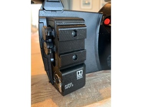panasonic cx350 accessory hot shoe mount attachment camera camcorder cold 3d print model - Mito3D