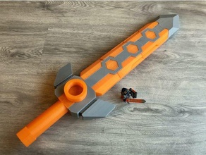 Tonschwert Leben Größe Nexus Ritter Schwert Spielzeuge Spiele Lego 3d print model - Mito3D