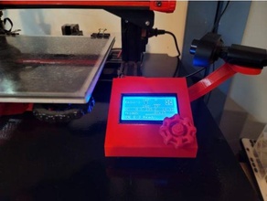 Ender 3 Profi lcd umziehen 3d Drucker Teile Realität Fall Mantel montieren 3d print model - Mito3D