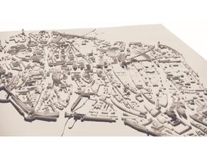 city model - nuremberg germany 3d printing bavaria cityscape microcity 3d print model - Mito3D