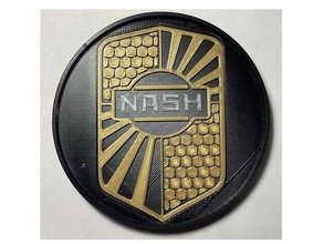 bonne heure nash logo Coaster panneaux logos 3d print model - Mito3D