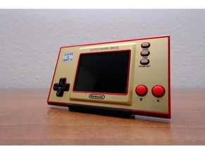 game & watch super mario bros stand video games console gameandwatch nintendo retro videogame 3d print model - Mito3D