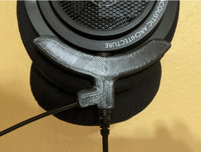 philips shp9500 + v-moda boompro brace audio headset 3d print model - Mito3D