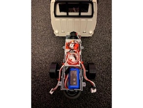 eletrônicos armazenamento caixa wpl d12 veículos Esc receptor 3d print model - Mito3D