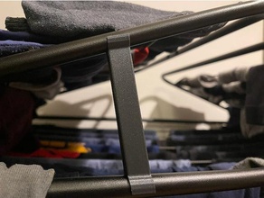 Roretler sussi çamaşırlar kurutma makinesi destek organizasyon 3d print model - Mito3D