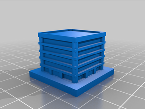 Greeblecity estacionamiento casa edificios estructuras 3d print model - Mito3D