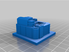 greeblecity box buildings & structures 3d print model - Mito3D