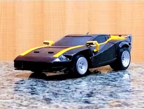 siberpunk 2077 aynalar dörtlük Araçlar araba oyun mini minyatür oyuncak turbo r v tech video 3d print model - Mito3D