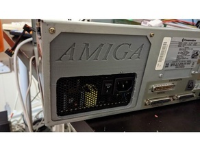 amiga 4000 psu sfx atx adaptor mount power supply 3d print model - Mito3D