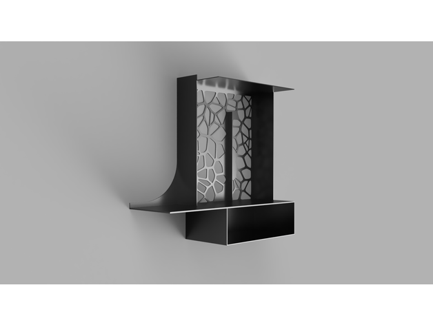 moderne étagère voronoi modèle organisation 3D print model - Mito3D