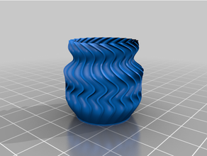 cure dent vases conteneurs 3d print model - Mito3D