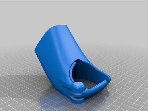 locking guitar hanger piphgr music 3D print model - Mito3D