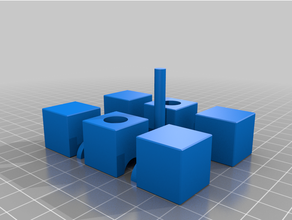 1x2x3 rubik cube puzzles puzzle rubiks sinueux 3d print model - Mito3D