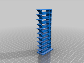 smart temp tower remix 3d printing tests temperature 3d print model - Mito3D