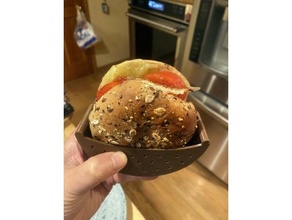 burger Kulp destek mutfak yemek barbekü Hamburger 3d print model - Mito3D